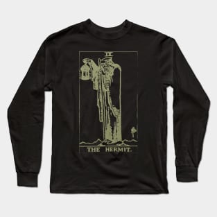 Golden Tarot - The Hermit Long Sleeve T-Shirt